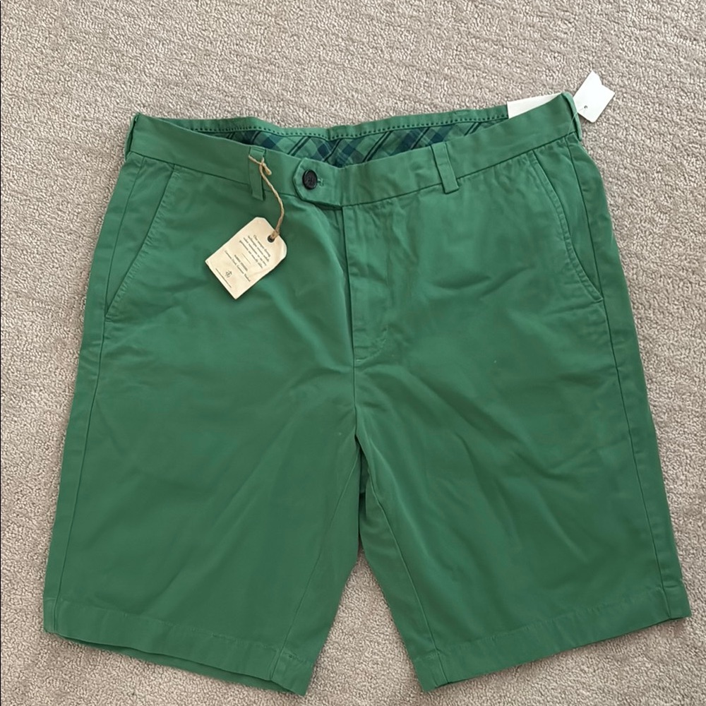 Green Men's Shorts- brooks brothers size 36w